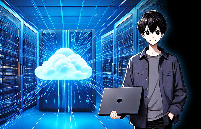 クラウドコンピューティングとエッジコンピューティングのイメージ