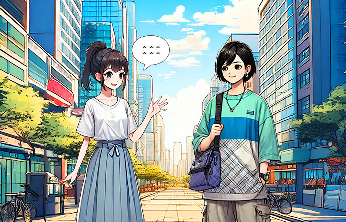 挨拶のイメージイラスト